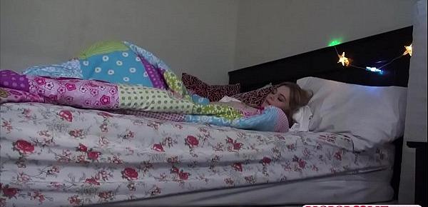  My stepsister wanted to sleep in my bed